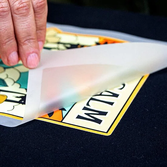 Estampa aplicada em vestuário personalizado